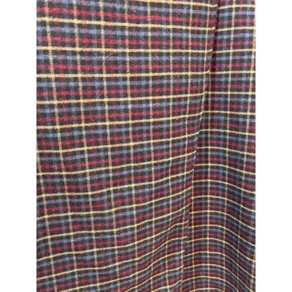 Hollister Womens High Rise Faux Wrap‎ Cord A Line Plaid Mini Skirt - Picture 4 of 6